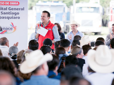 Con el nuevo Hospital de Santiago Papasquiaro, Gobierno del Estado dará salud de calidad