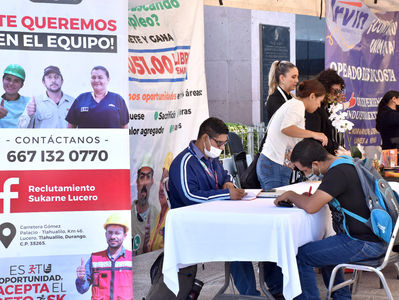 ¿Buscas trabajo? Acude mañana a la Segunda Feria Municipal del Empleo en Gómez Palacio