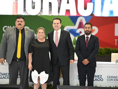Esteban reconoce a Gómez como un municipio con estrella; destaca logros del gobierno de Lety Herrera