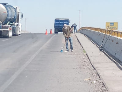 Atienden de Inmediato reportes de material sobre el Bulevar Ejército Mexicano