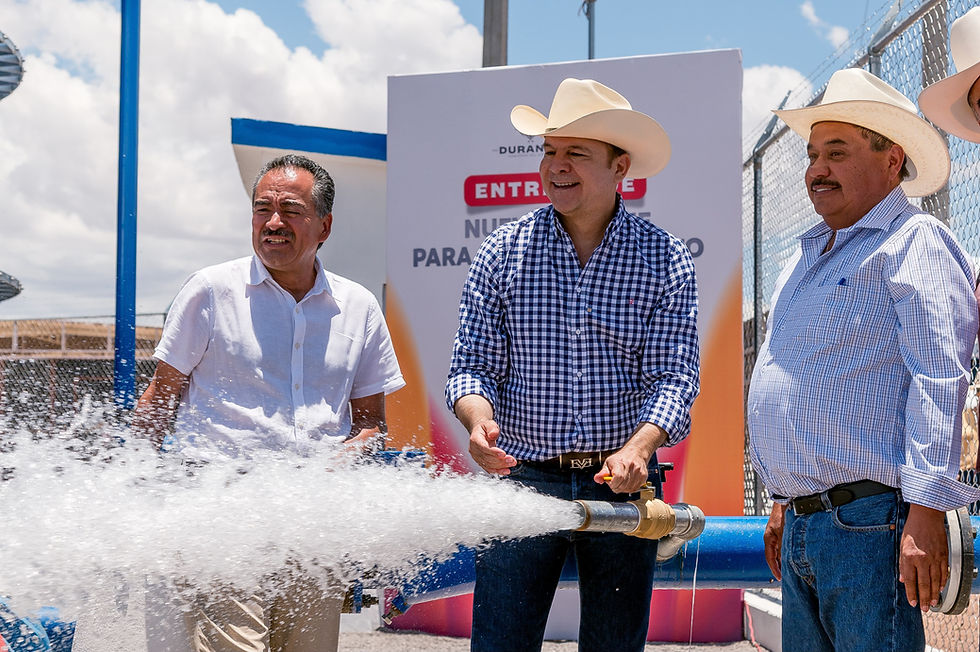 Más de 5 mil habitantes de Guadalupe Victoria tendrán mejor servicio de agua con nuevo macrotanque