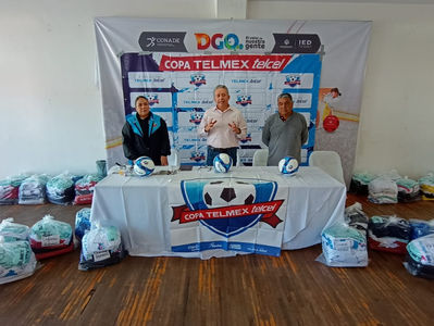 Entregan uniformes para Copa Telmex-Telcel 2023