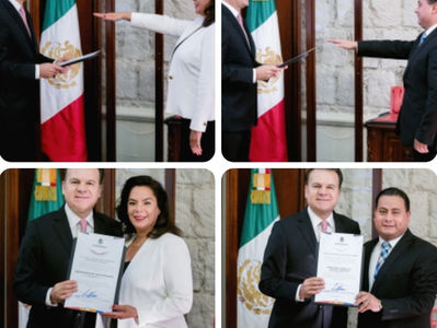 Gobernador nombra a nuevos titulares de la Secretaría de Contraloría y Consejería Jurídica