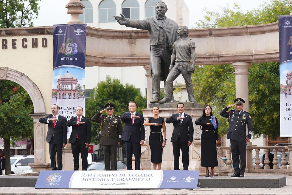 Durango honra su historia: Esteban y Toño conmemoran 463 años