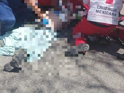 Hombre de 46 años fallece en vía pública pese a maniobras de RCP de Bomberos y Cruz Roja en Durango