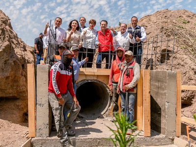 Porque la gente lo pidió, Canatlán tendrá un nuevo colector pluvial que evitará inundaciones