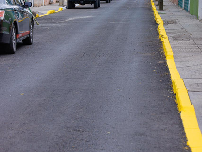 La pavimentación llega al corazón de Durango con calle Santa María.