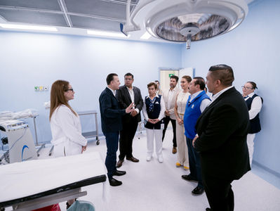Quirófanos de última generación, entregados por Esteban Villegas al Hospital 450