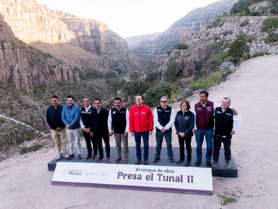 Gracias a la gestión de Esteban Villegas, Dgo crece con fuerza con la Presa El Tunal II: Toño Ochoa