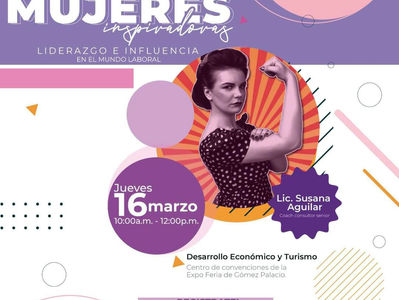 Invitan a participar en conferencia "Mujeres Inspiradoras”