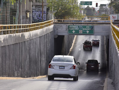 Habrá cambios en la circulación en el desnivel de la Calle Escobedo