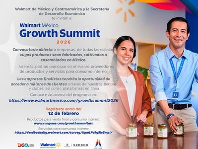 Invita Sedeco a participar en el Walmart México Growth Summit 2026
