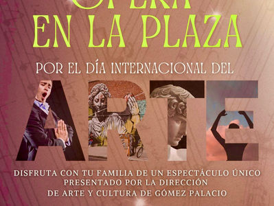 Invitan a los gomezpalatinos al flashmob “Ópera en la plaza"