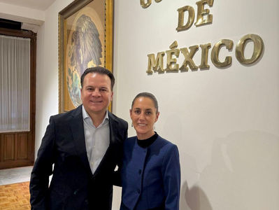 Gobernador Esteban Villegas fortalece trabajo conjunto con la Presidenta Claudia Sheinbaum