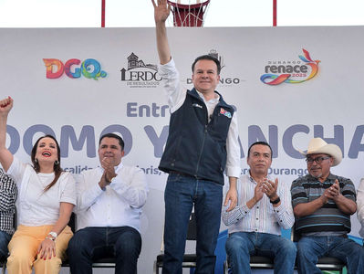 Con Esteban y Homero, estrenan cancha, domo y otras obras en Sapioriz