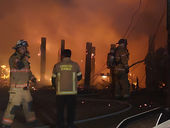 Bomberos de Durango atienden incendio de viviendas en el fraccionamiento San José III