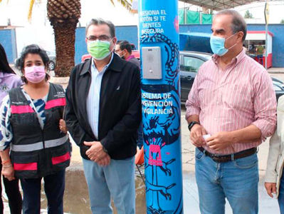 Instalan Botón de Pánico en el CCH-UJED