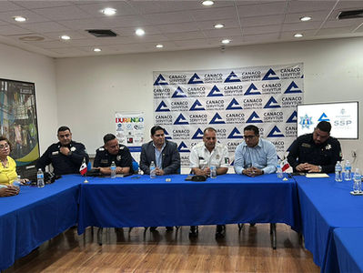 SSP y CANACO de Gómez Palacio fortalecen trabajo coordinado para mayor seguridad para empresarios