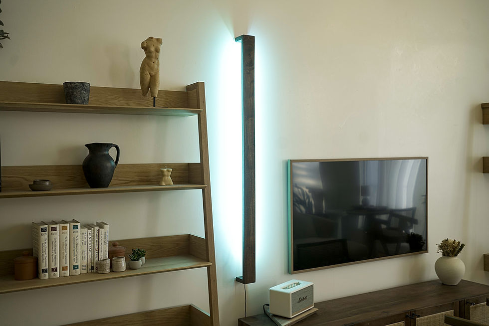 Thumbnail: "Vista" Color Light Hardwood Wall Lamp