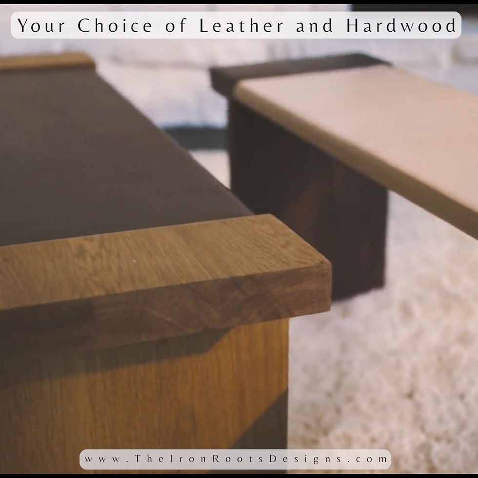 Thumbnail: Leather "Harmony" Bench