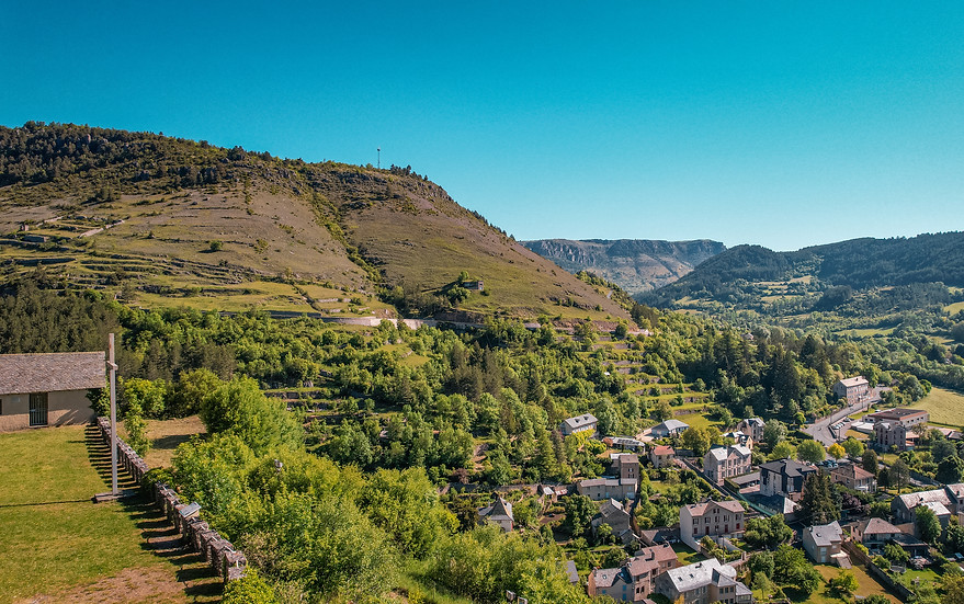 Meyrueis, depuis le rocher