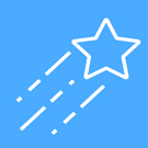 shooting star icon animated gif