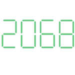 green futureproof time and date change animated gif icon