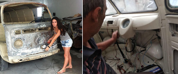 bus-t1-vw-bulli-restoration-workshop-garage-restoring-restaurieren-herstellen-bt1 classic 