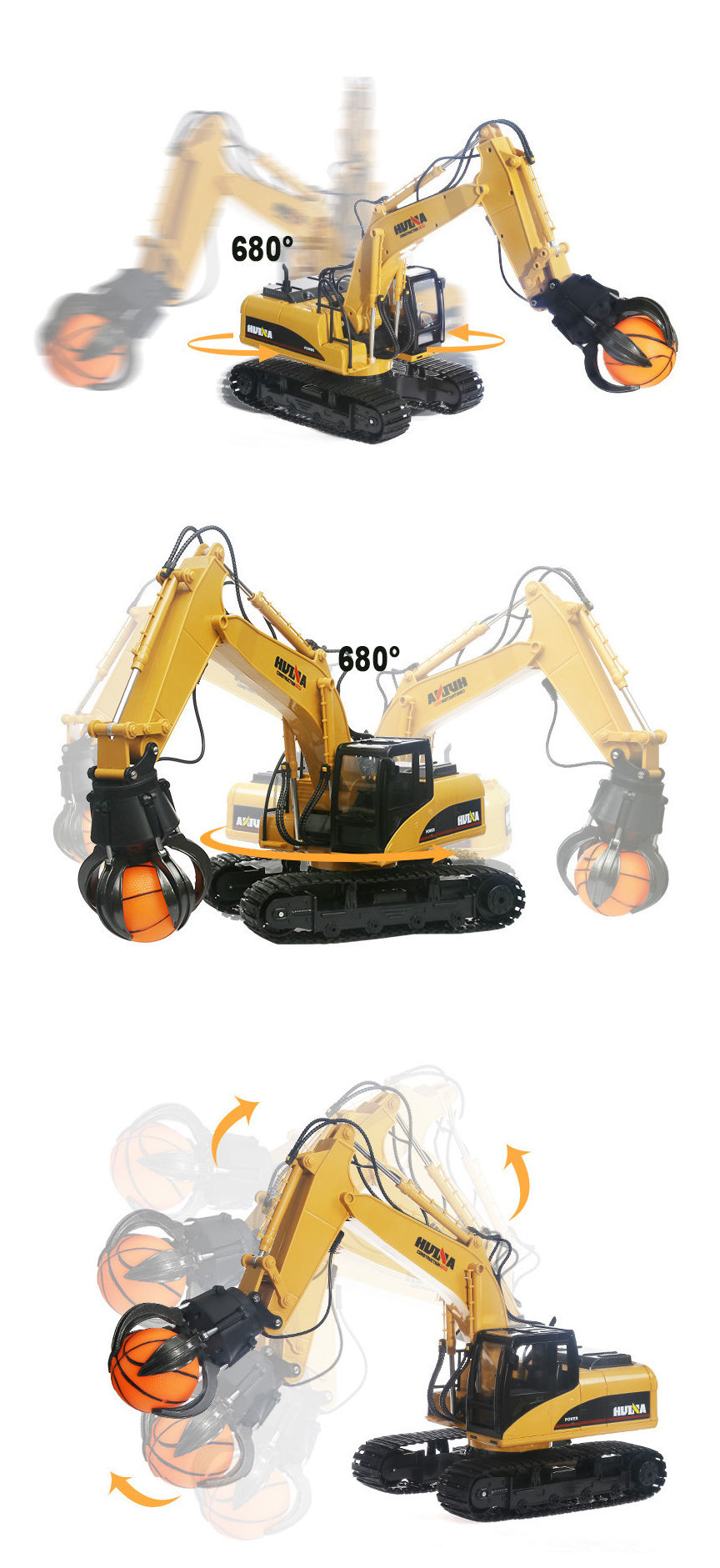 Thumbnail: 1571 - Grabber Excavator - 1:14
