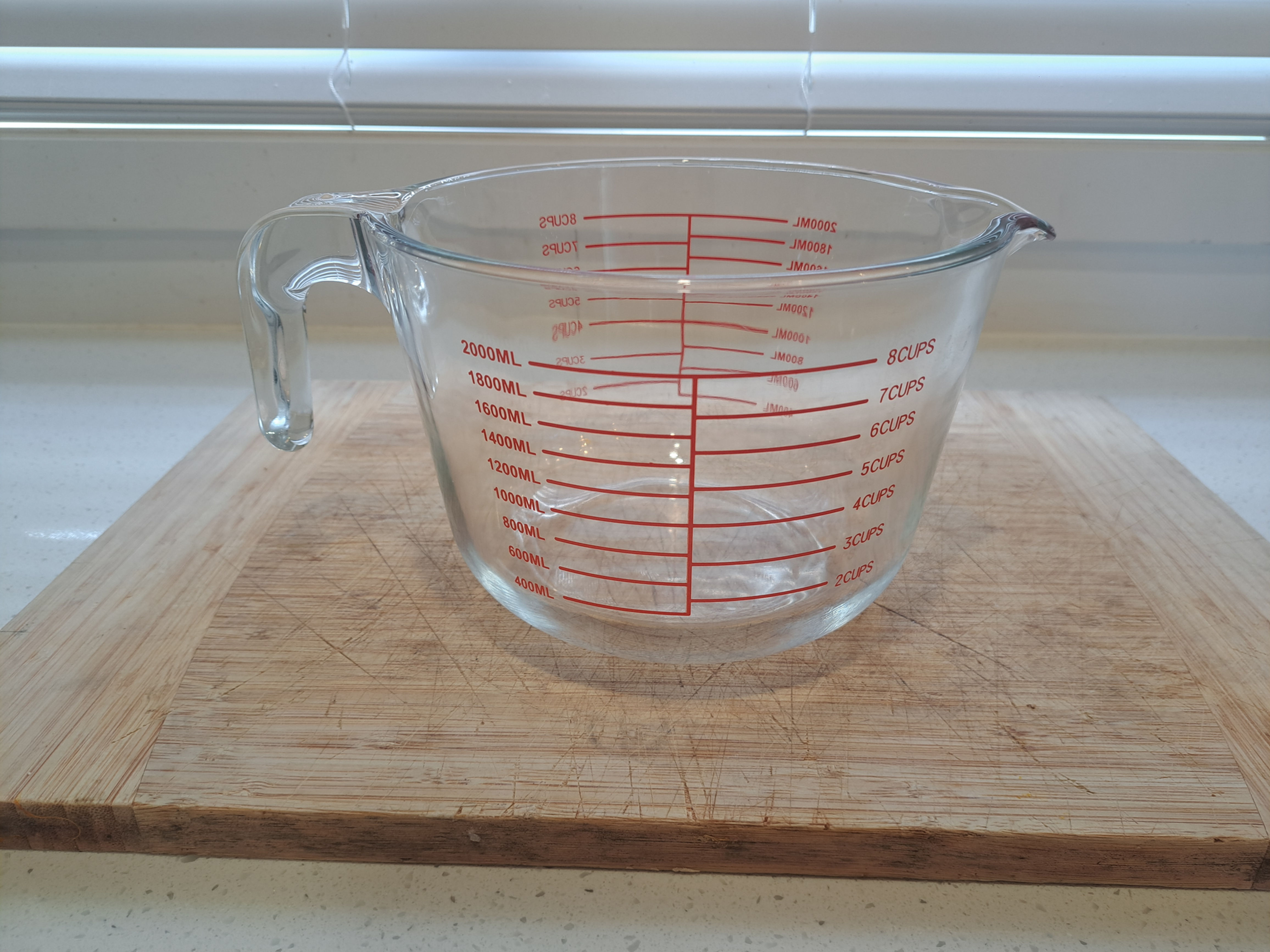 Sourdough Bulk Fermentation Glass Mixing Jug (2000ml)