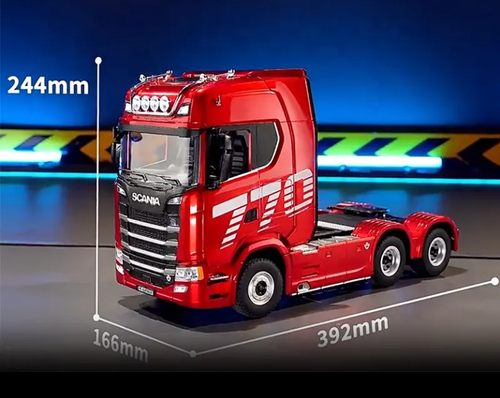 1501 - Scania 770S Freight Truck - 1/18 - Grey | Huina