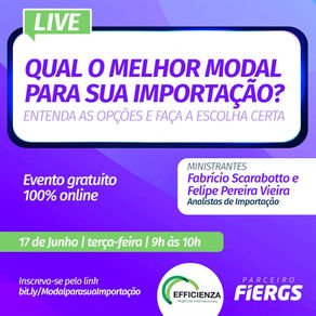 Live gratuita: Qual o Melhor Modal para sua Importação?
