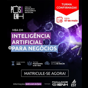 Turma confirmada: IA para negócios