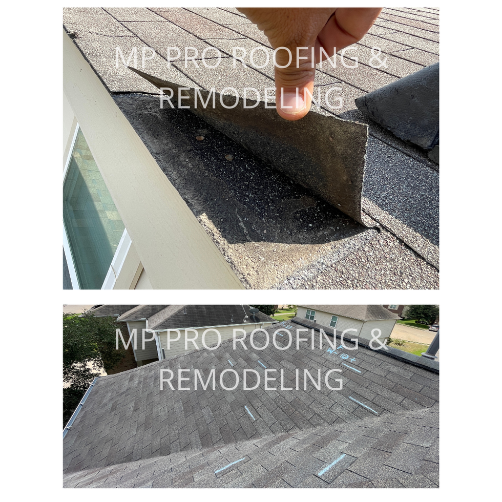 we found multiple shingles loose, damaged, and severely deteriorated, creating a serious risk of being blown off during a strong storm. Faced with this condition, we immediately took action to ensure safety, protect the home, and restore the peace of mind of its owners.