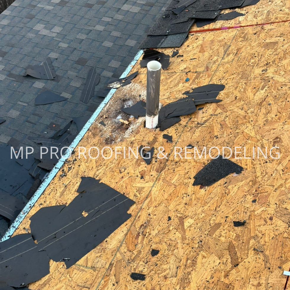 Here you can see that the wooden decking showed advanced decay and rot, compromising the roof’s safety and stability. For this reason, we carried out a full replacement of the damaged sections, ensuring a solid structure ready to support the new roofing system.