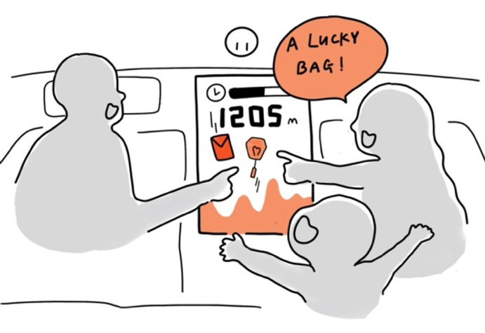 Step 4: Tap screen or shout loudly to fly lantern high