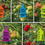 Thumbnail: Colorful wooden plant tags designed for nursery and retail garden use