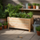 Thumbnail: Natural cedar wood grain detail on tall raised garden planter box with legs