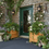 Thumbnail: Placing tall square cedar planter box on porch for front door outdoor decor