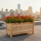 Thumbnail: Raised cedar planter box with legs maximizing planting space on patios and walkways