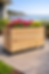 Thumbnail: Mobile cedar planter box adding curb appeal to a restaurant exterior