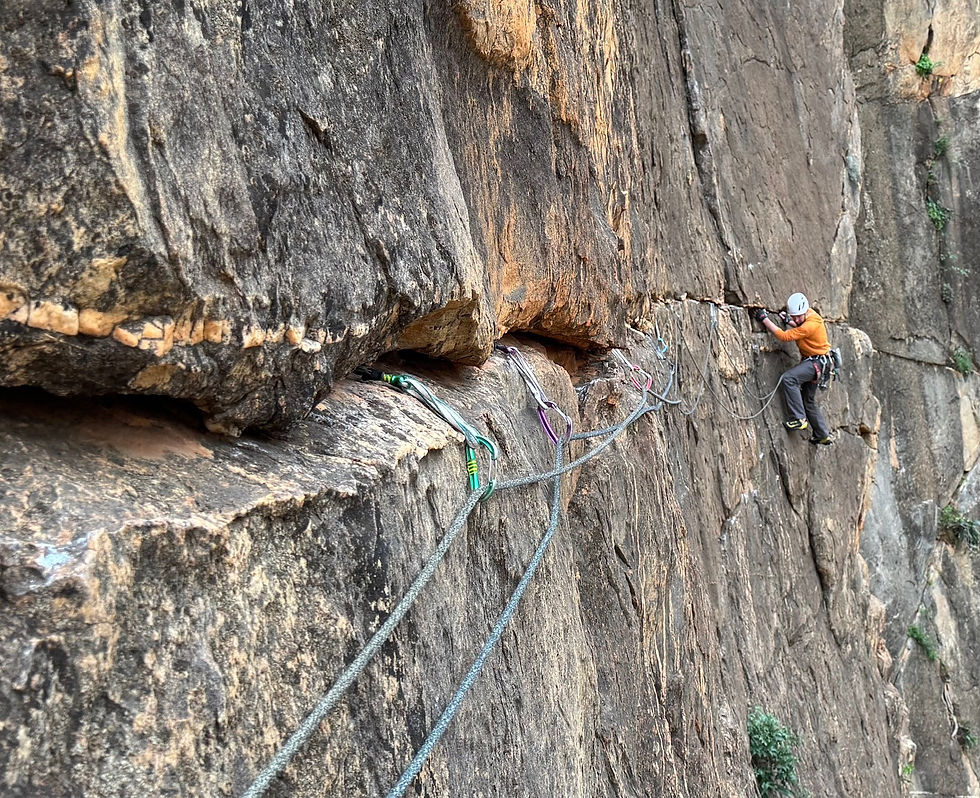Jake Griffiths seconding Golden Guinea E1 after Paul’s FA