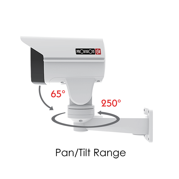Provision  PAN/TILT IR BULLET CAMERA WITH MOTORIZED VF LENS