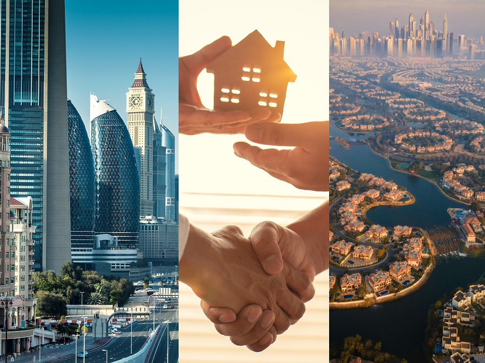 Immobilienmarkt in Dubai – moderne Skyline, Immobilienkauf und Partnerschaft sowie exklusive Wohnviertel mit Blick auf Dubai Marina