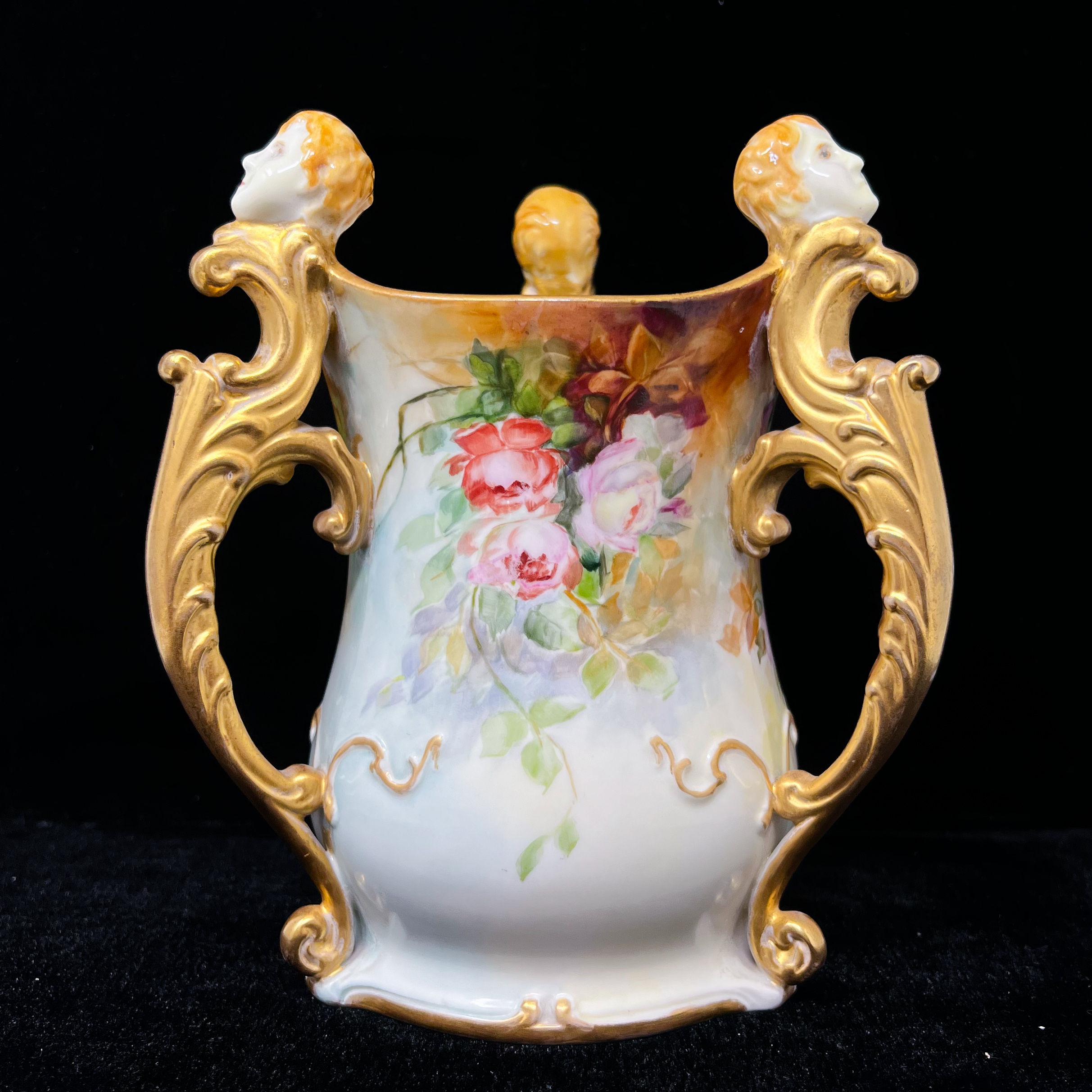 Jarra de Porcelana con Tres Asas Marca American Bellek