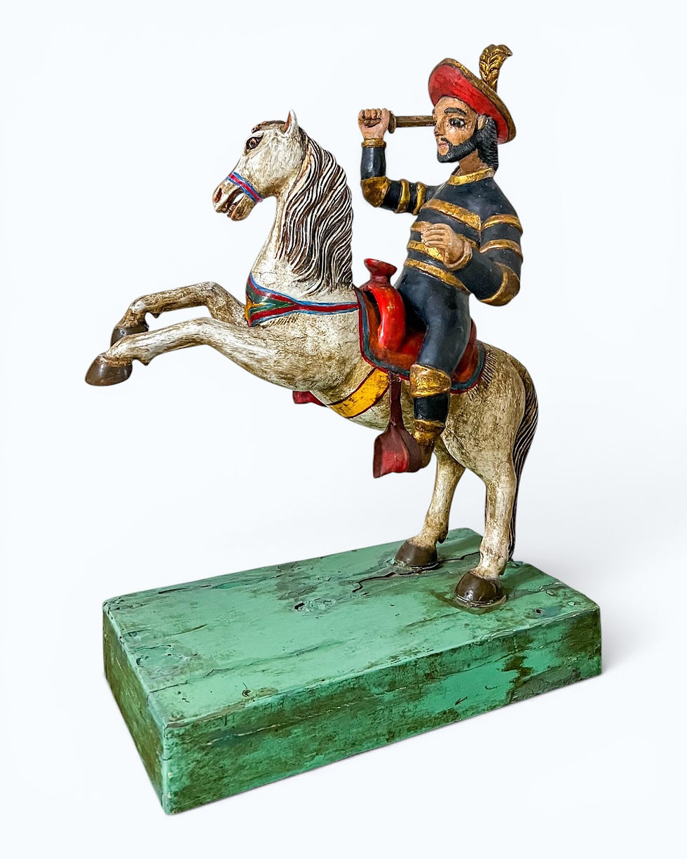 Miniatura: Escultura de Santiago Apóstol Labrado en Madera 