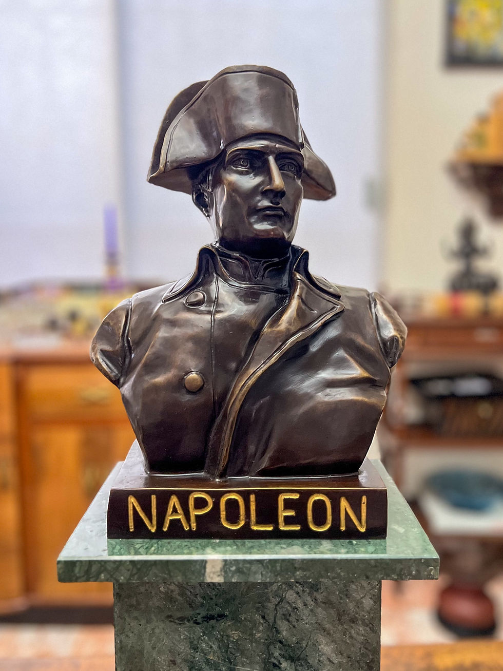 Miniatura: Escultura en Bronce Napoleón Bonaparte 