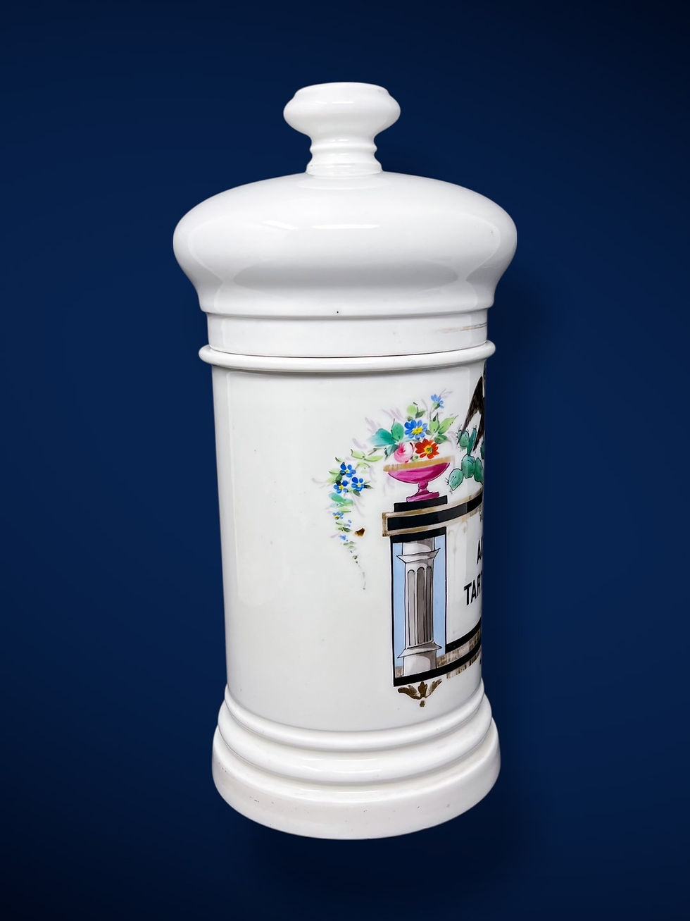 Miniatura: Botamen Antiguo de Ácido Tartárico Droguería Universal Mexico Paris 