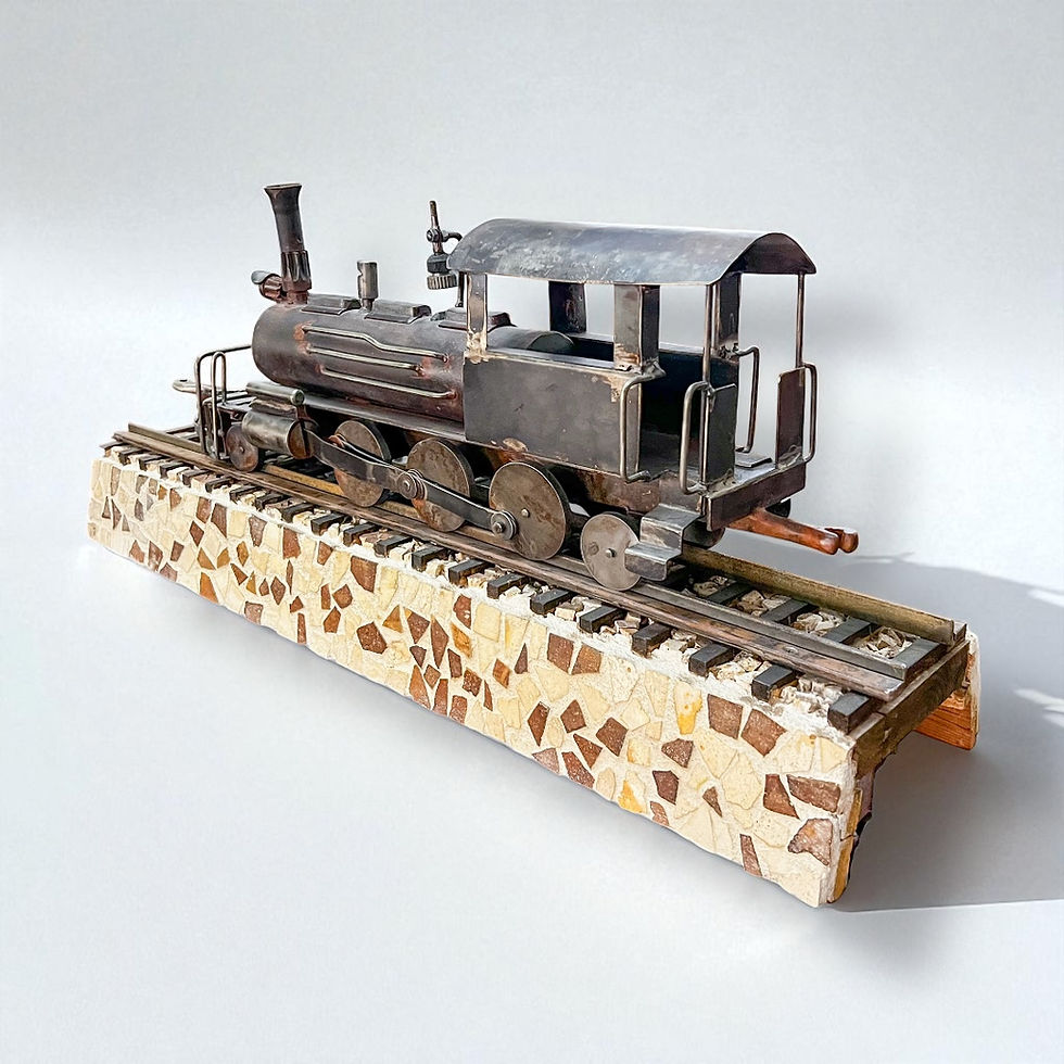 Miniatura: Ferrocarril A Escala de Acero Autor Salvador Montenegro
