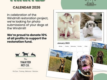 Huge thanks to Thaxted Pet Co for their continued support of the Windmill Restoration Project